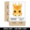 Kawaii Chibi Giraffe Face Blushing Cheeks Waterproof Vinyl Phone Tablet Laptop Water Bottle Sticker Set - 5 Pack